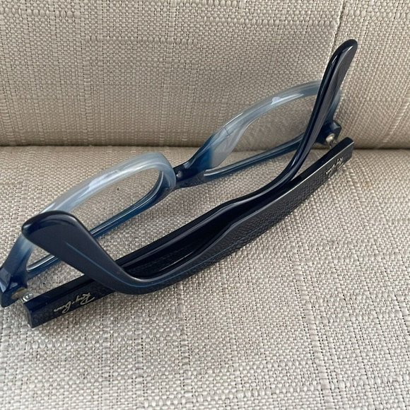 Ray-Ban Youth Eyeglasses Blue Tone Rb1528 Glasses 48[]16 130 Eyewear Frame - Picture 7 of 12